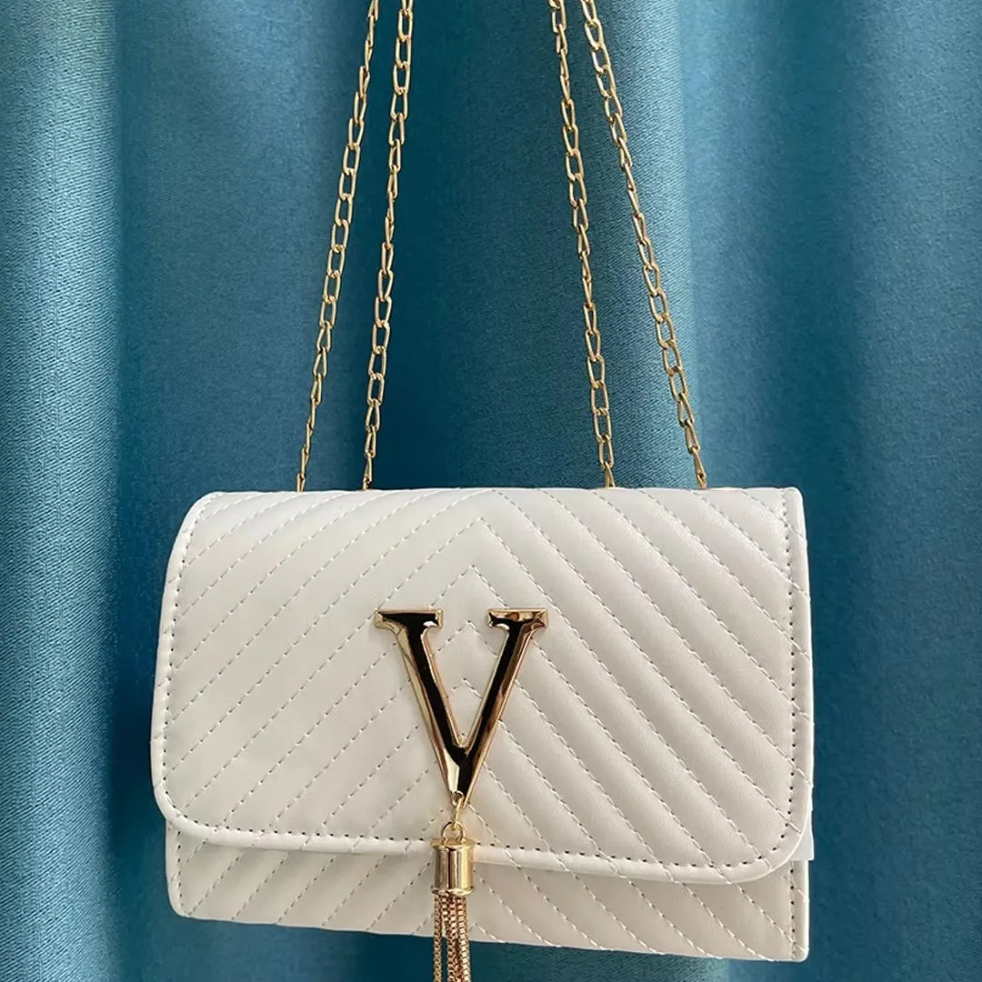 Embroidery Women Crossbody Bag Thread Luxury Handbag Shoulder Bags Brand Sequined Tassel Clutch Small Bag and Purse Party